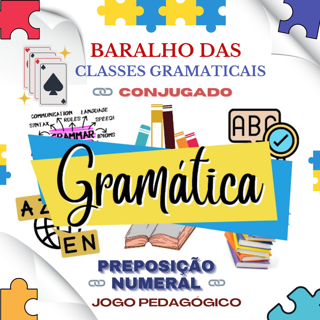 “Baralho das Classes Gramaticais – “Preposição / Numeral Conjugado”