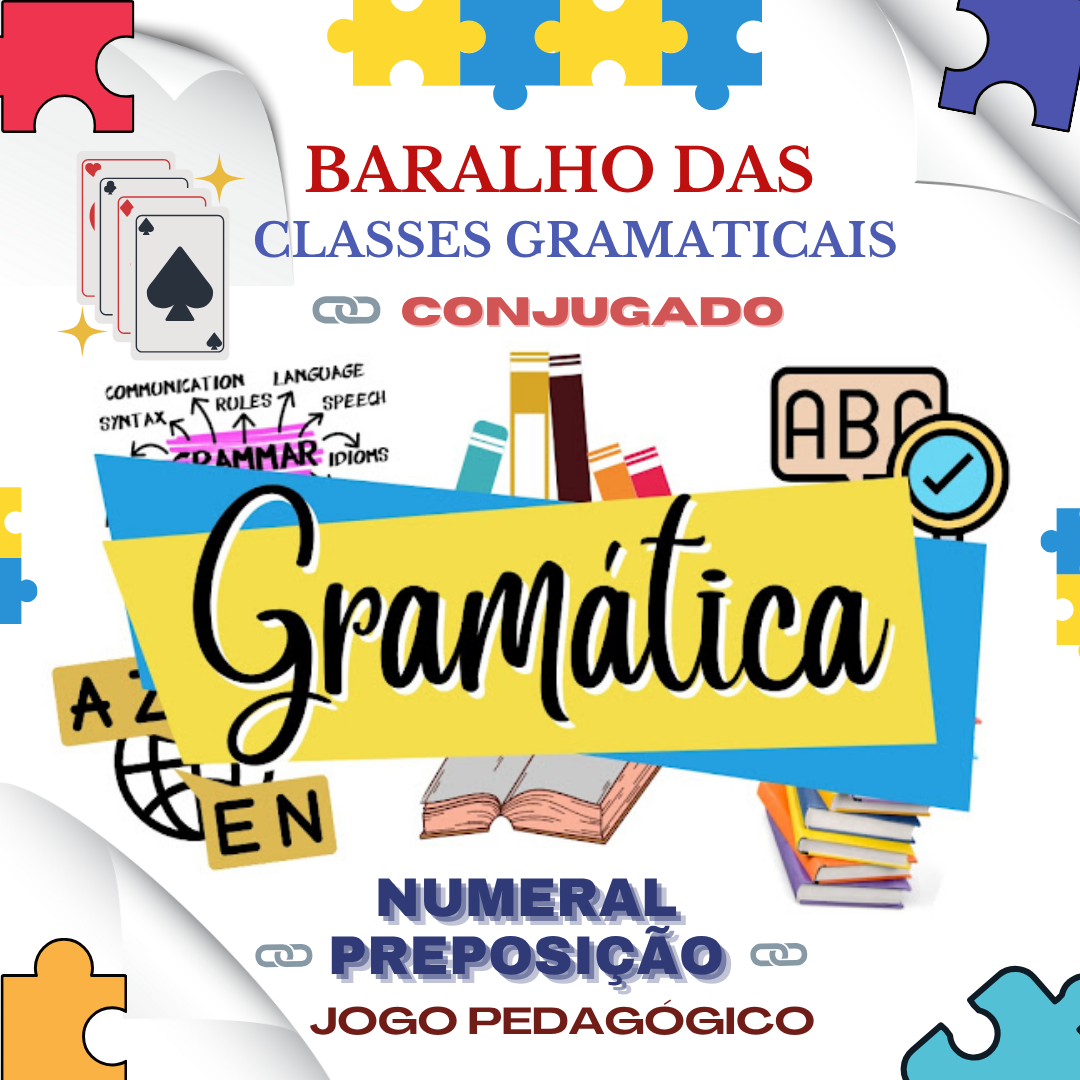 “Baralho das Classes Gramaticais – “Numeral/Preposição (Conjugado)”